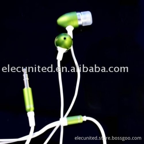 Surround Sound Earphone for iPod - Metal Green